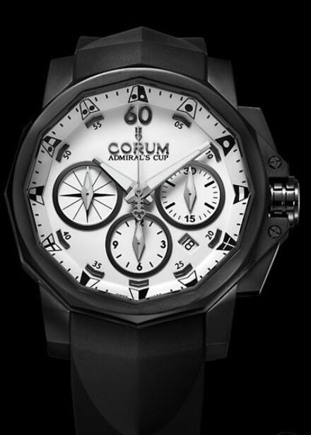 Corum Admirals Cup Black Challenge 44 Replica watch 753.691.98/F371 AA12